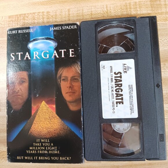 Stargate 1994 VHS JAMES SPADER  KURT RUSSELL Scifi Roland Emmerich Egypt VTG 90s - Picture 6 of 7